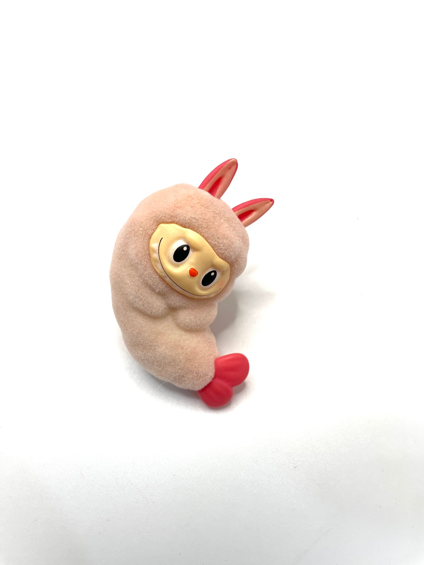 Pen topper fuzzy flocked labu shrimp labu heart colored figure character