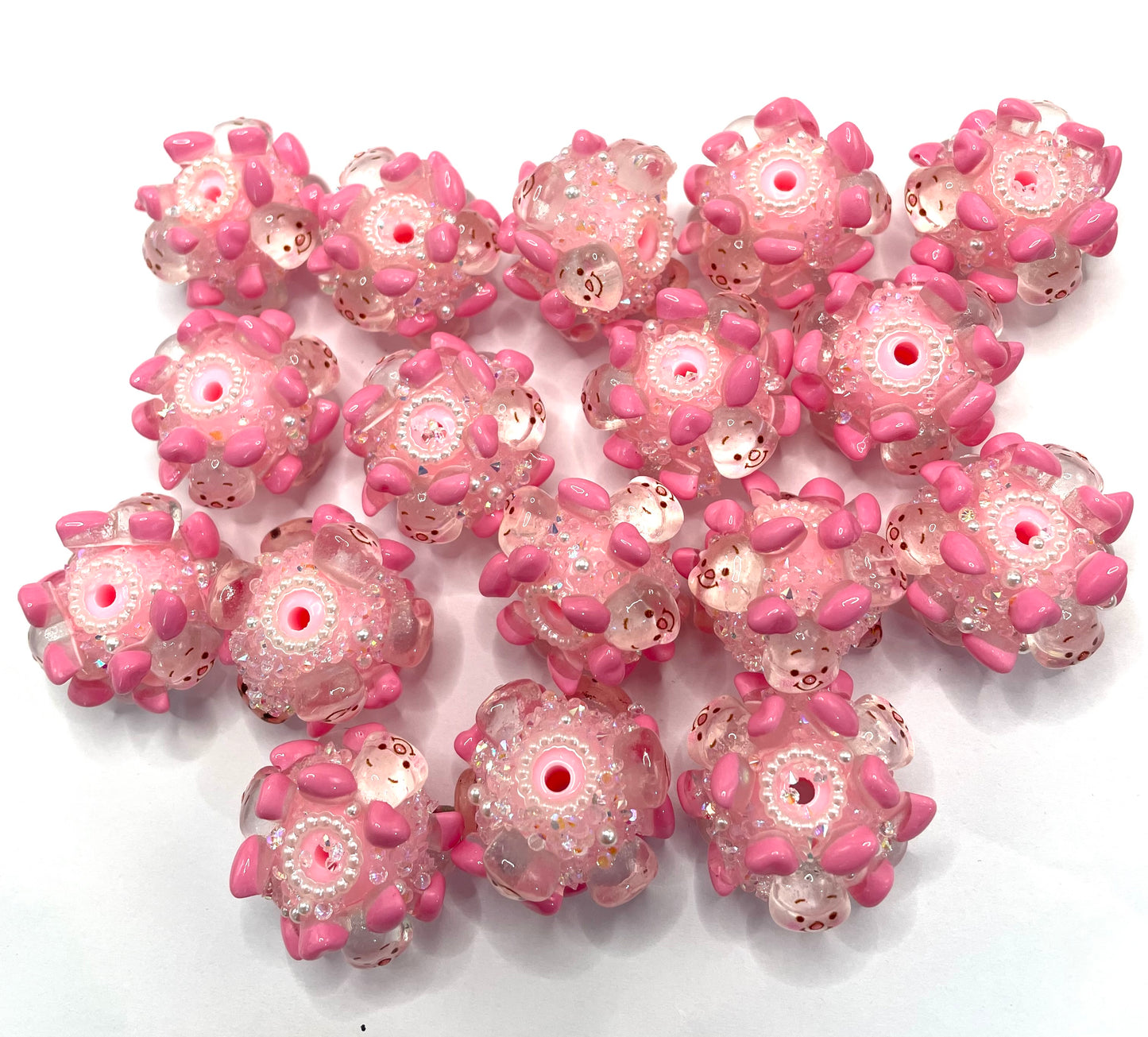 fancy bead acrylic base bead character beads cartoon bead friends bead figure
