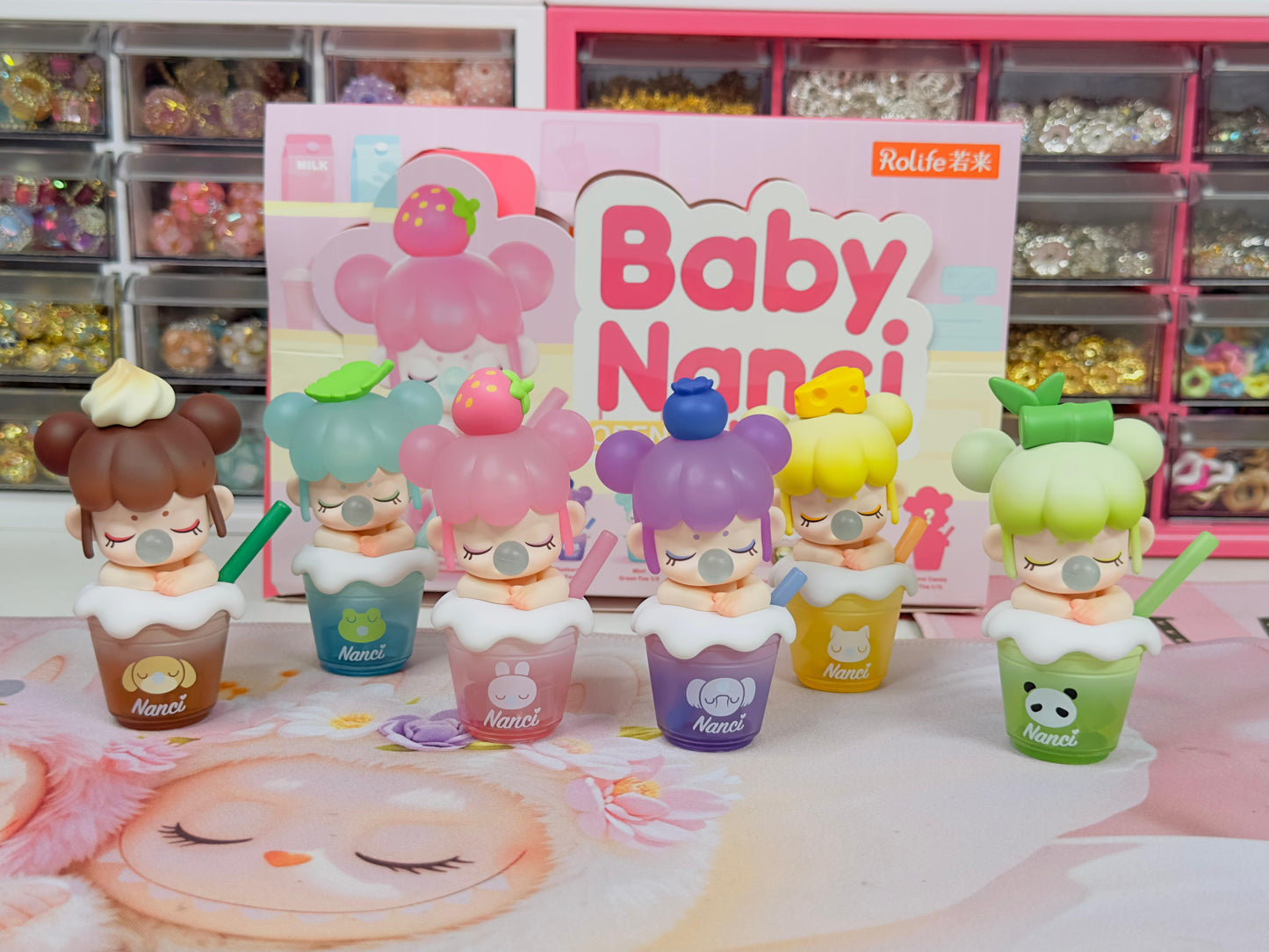 baby Nanci milk tea series 6pcs