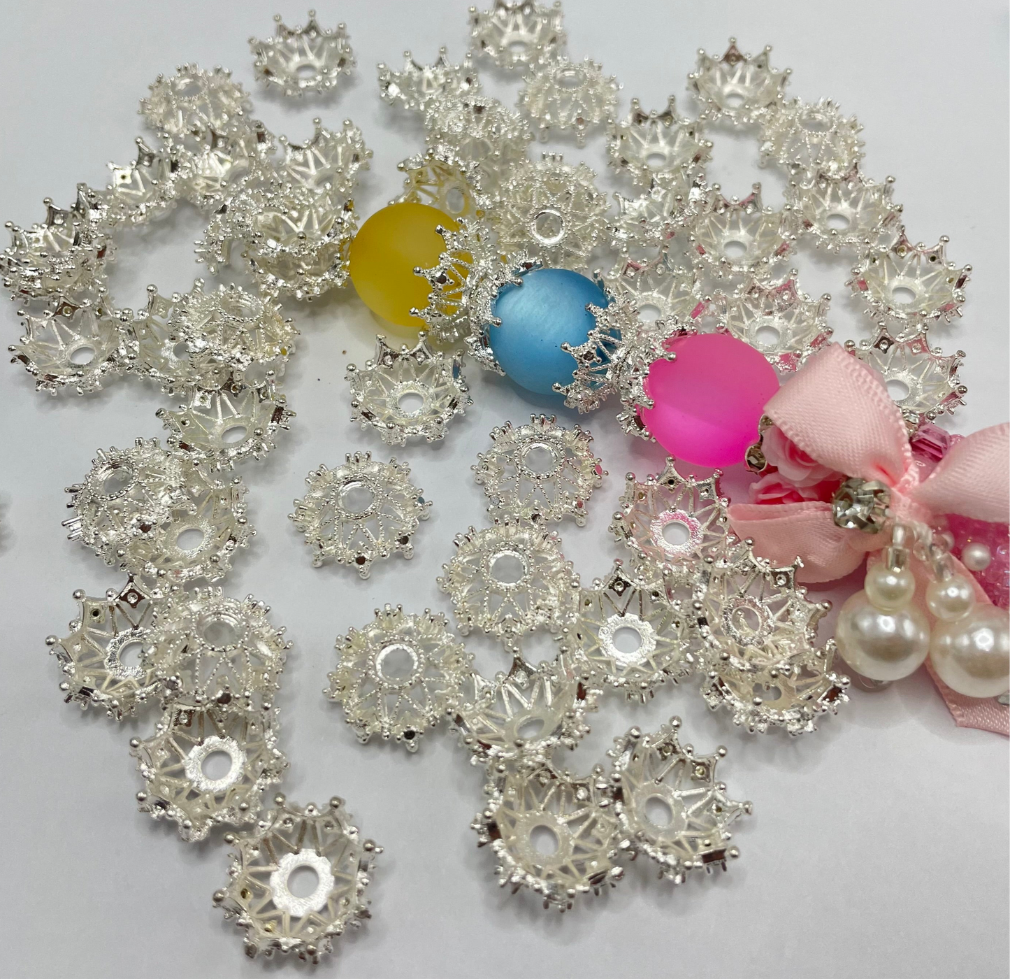 Bead cap metal bead cap spacer hallow bead cap skeleton snow flake bead cap 16mm