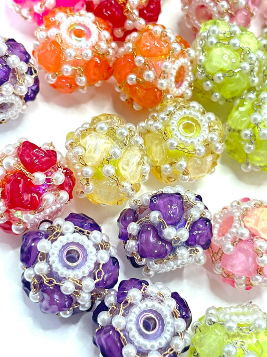 Fancy Beads Heart shape