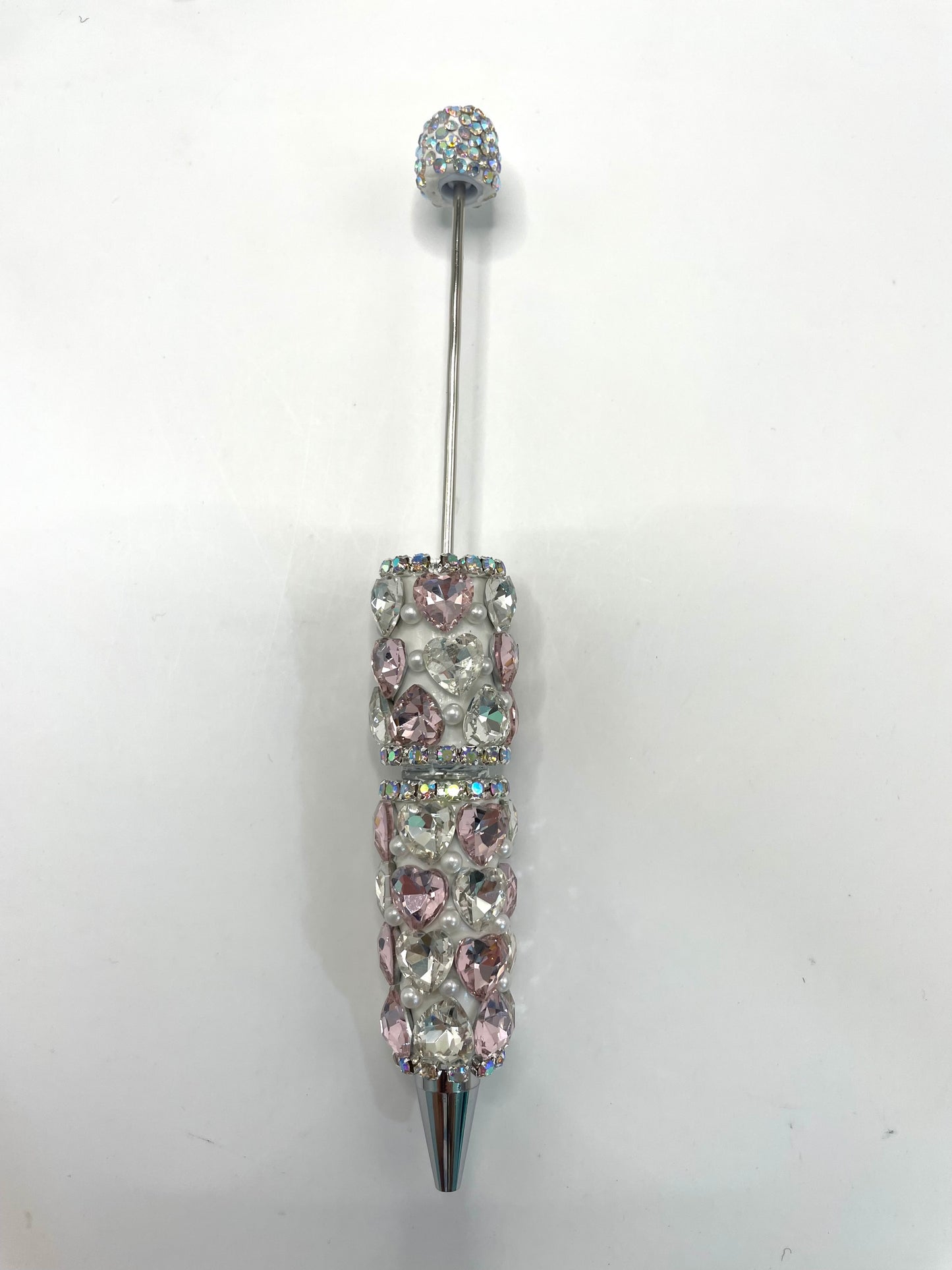 fancy pen fancy crystal heart clay base rhinestone pen mix color