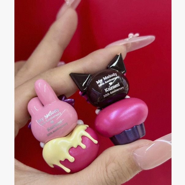 Sanri mymelodynkuromi blind box blind bag sweet topper my melody and kuromi