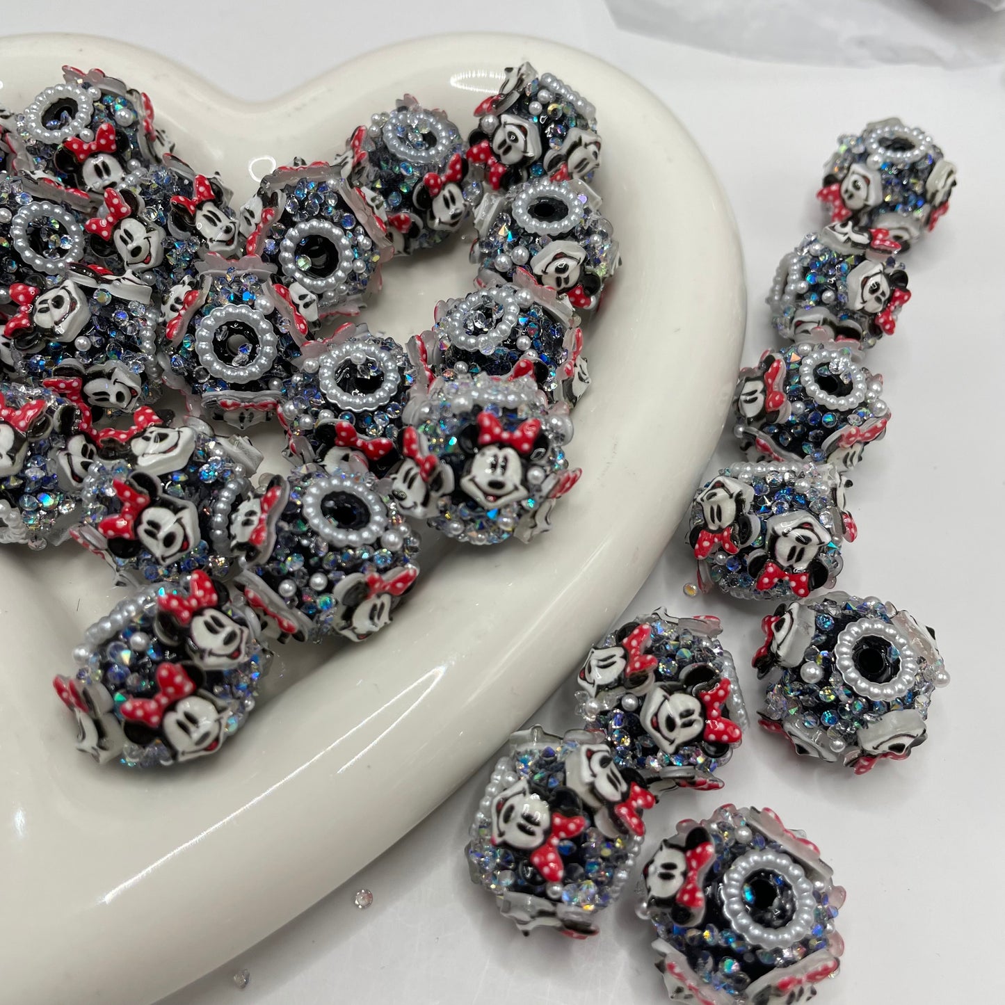 fancy character bead mks Cartoon bead mouse sugar beads character beads figure