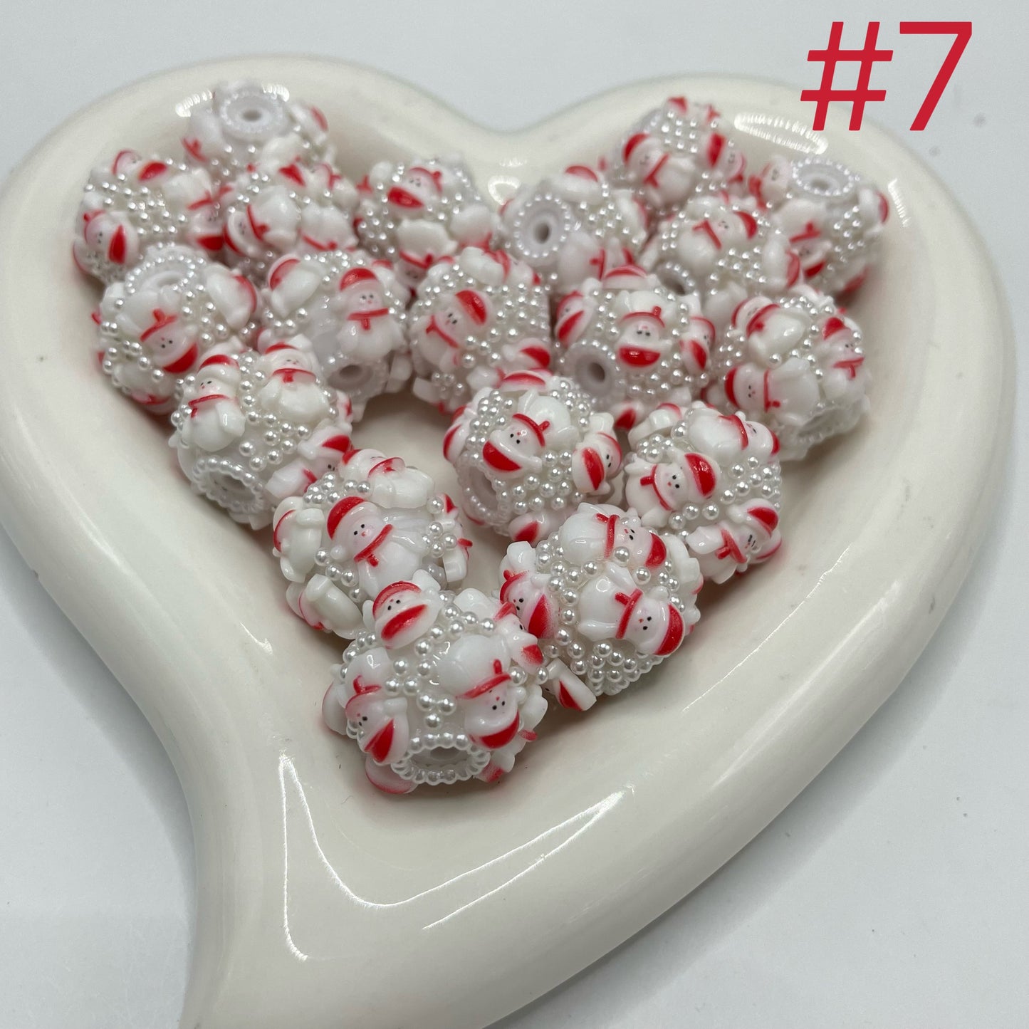 Christmas beads Xmas beads random mixed