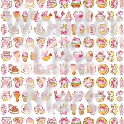 shake tiny acrylic Classic cartoon double through 4cm acrylic sheetDIY shaker cartoon Random Mix