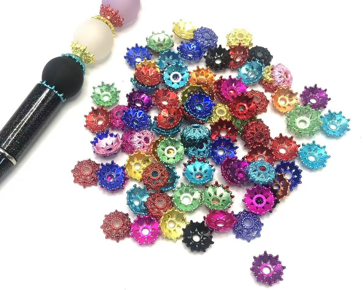 quantity Colour Electroplating color Jewel tray Spacer beads Random Mix 11mm