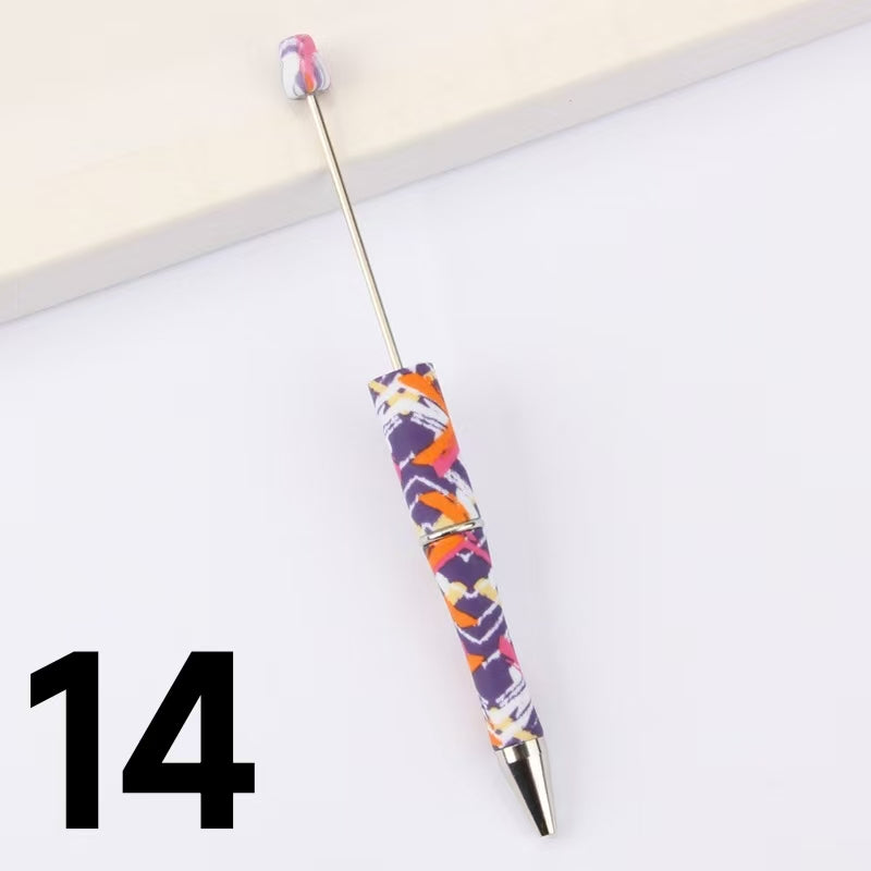 Ballpoint pens with various patterns Beadable pen (1-28)