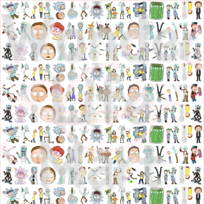 shake tiny acrylic Classic cartoon double through 2cm acrylic sheet DIY cartoon Random Mix