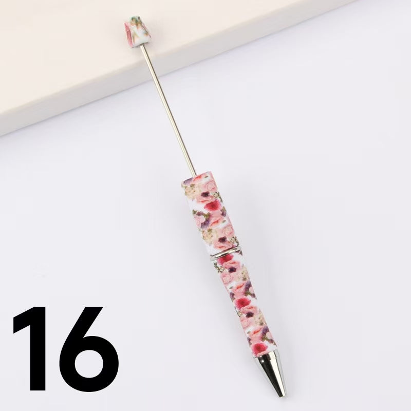 Ballpoint pens with various patterns Beadable pen (1-28)