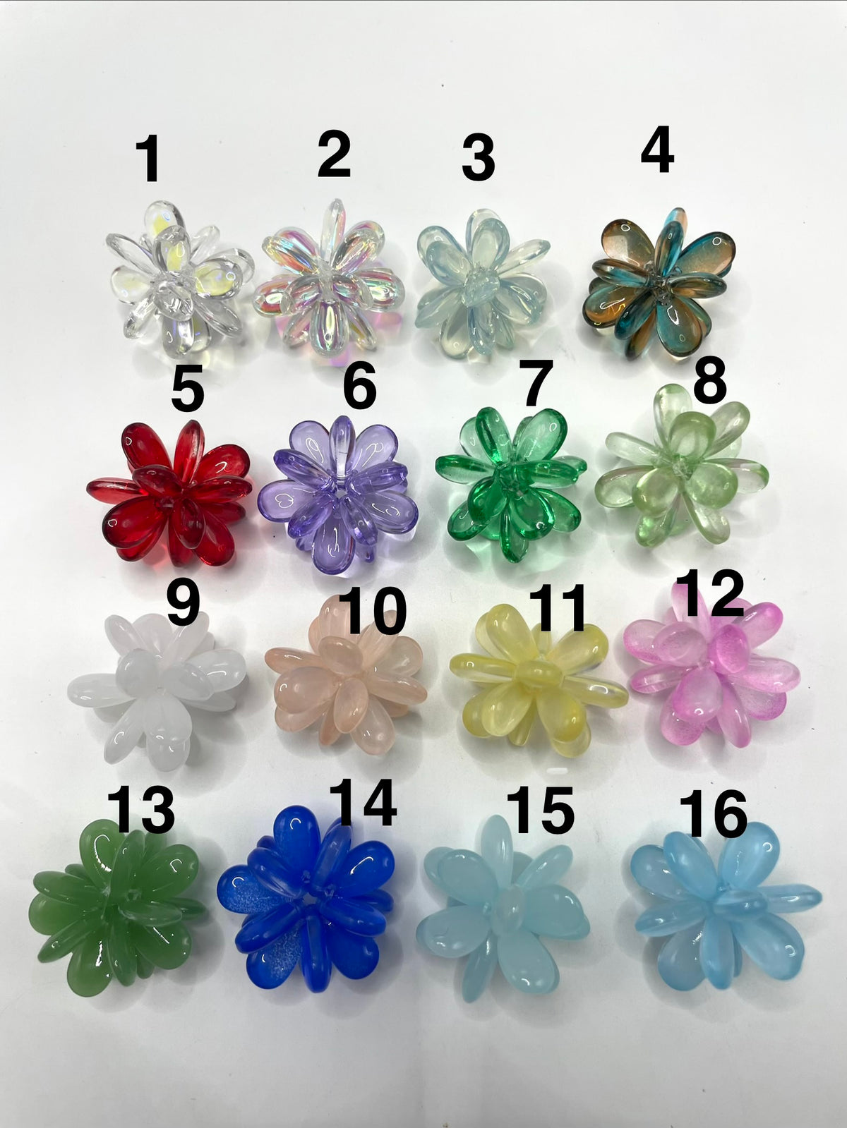 diy beaed beadable fancy flower knit beads