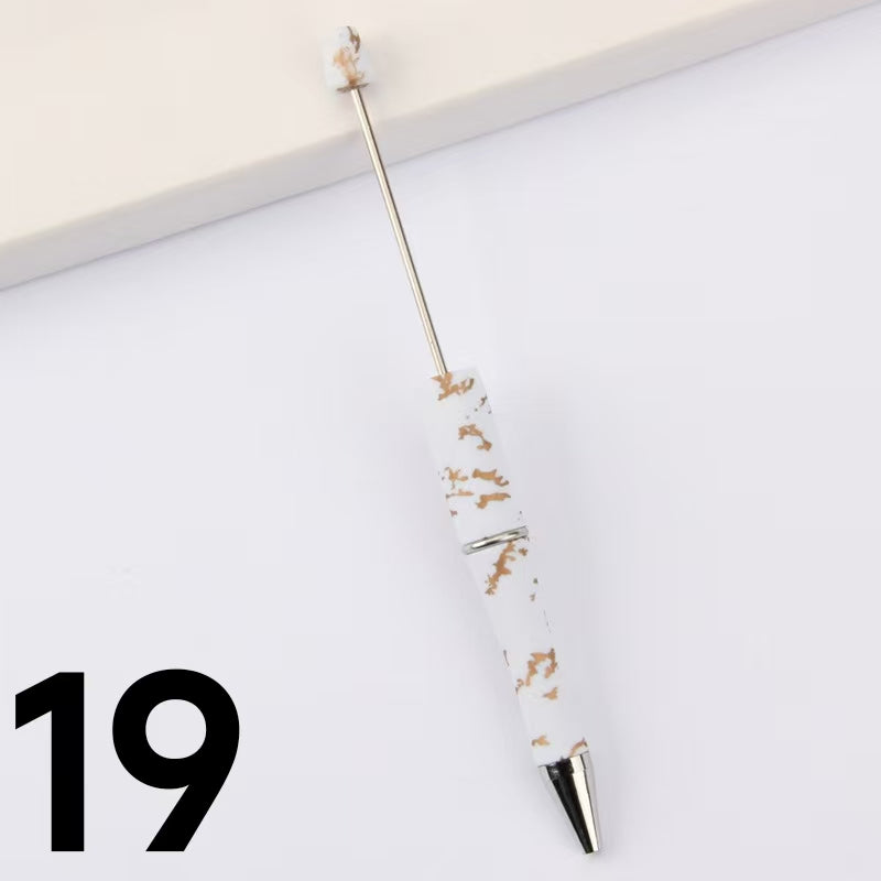 Ballpoint pens with various patterns Beadable pen (1-28)