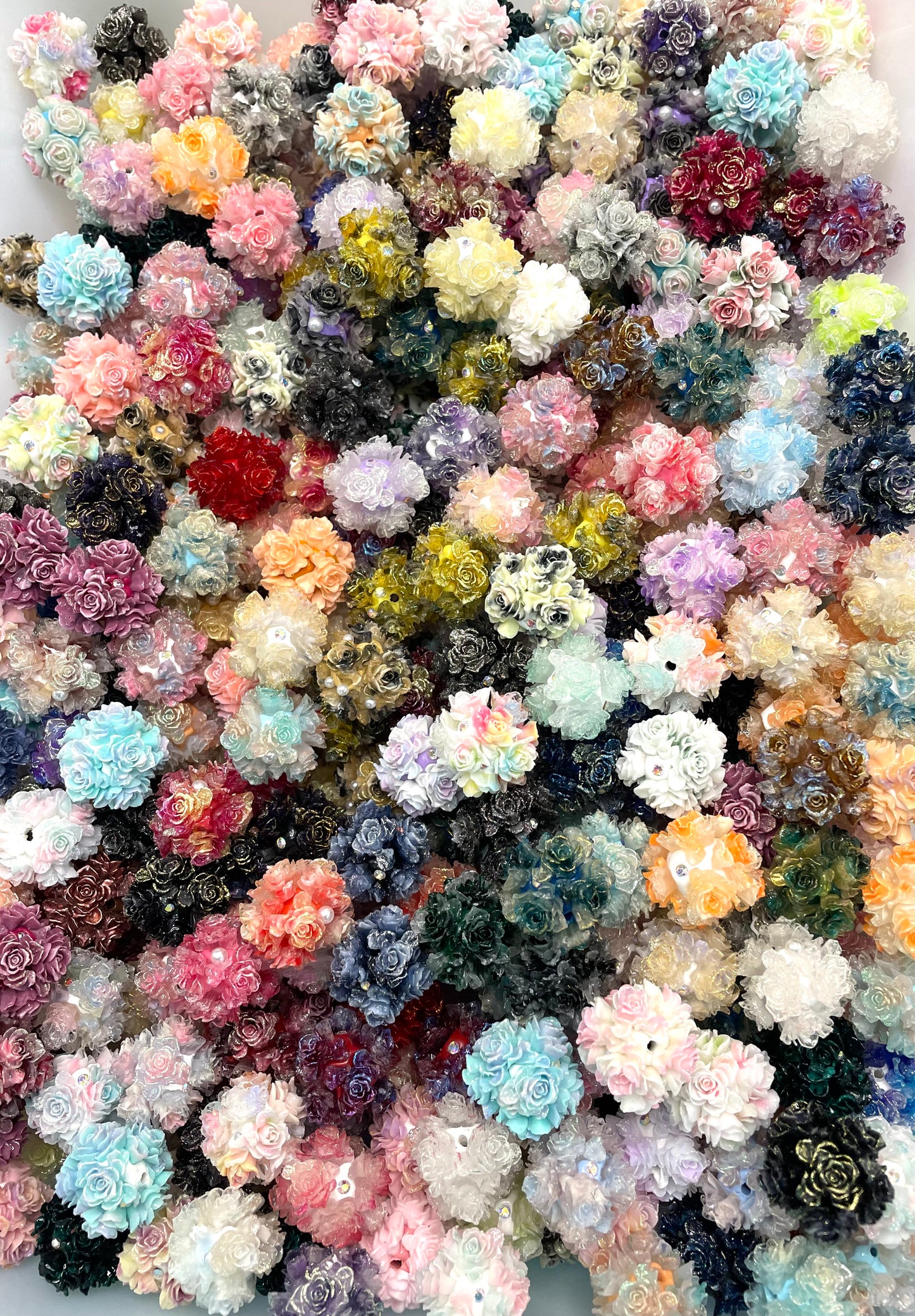 Soft rose flower random mix big promotions colored