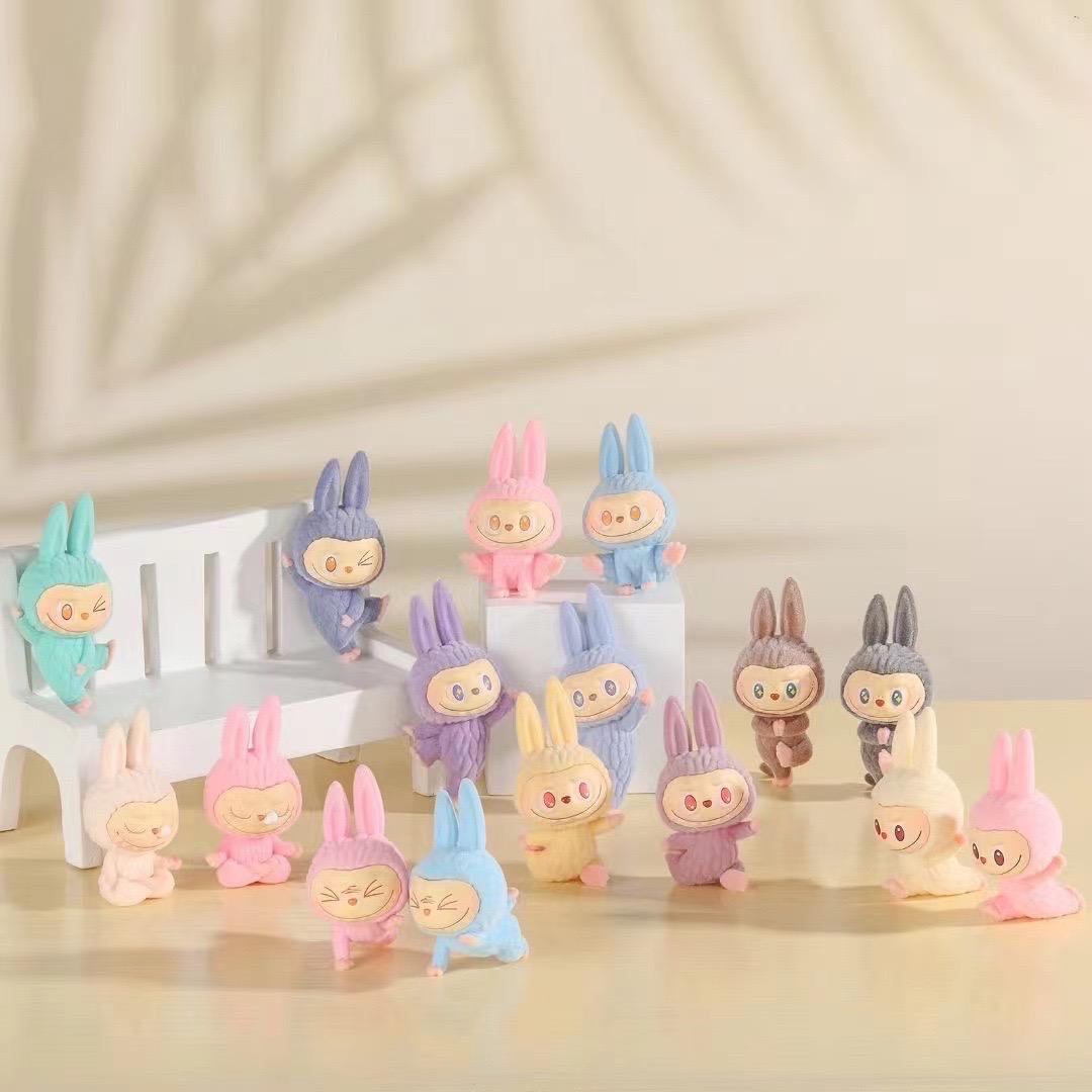 yoga labubu Cute mini doll noctilucent Pen Toppers