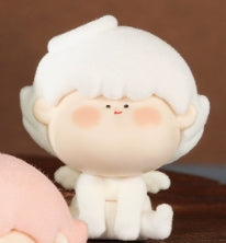 angel AMLLS series flocking fuzzy short plush cute doll ornaments diy jewelry pendant topper character figures