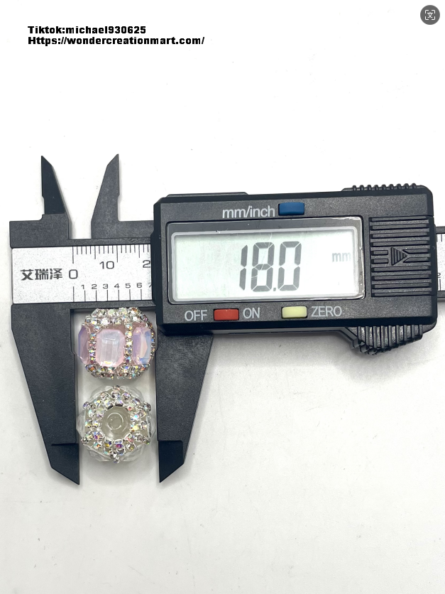 Rectangular Clear Multicolor Crystal with Double Layer Rhinestones Chain Acrylic Beads,Random Mix,18mm Fancy-26