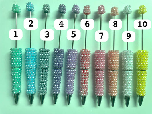 diy beaded beadable bubble fancy pen