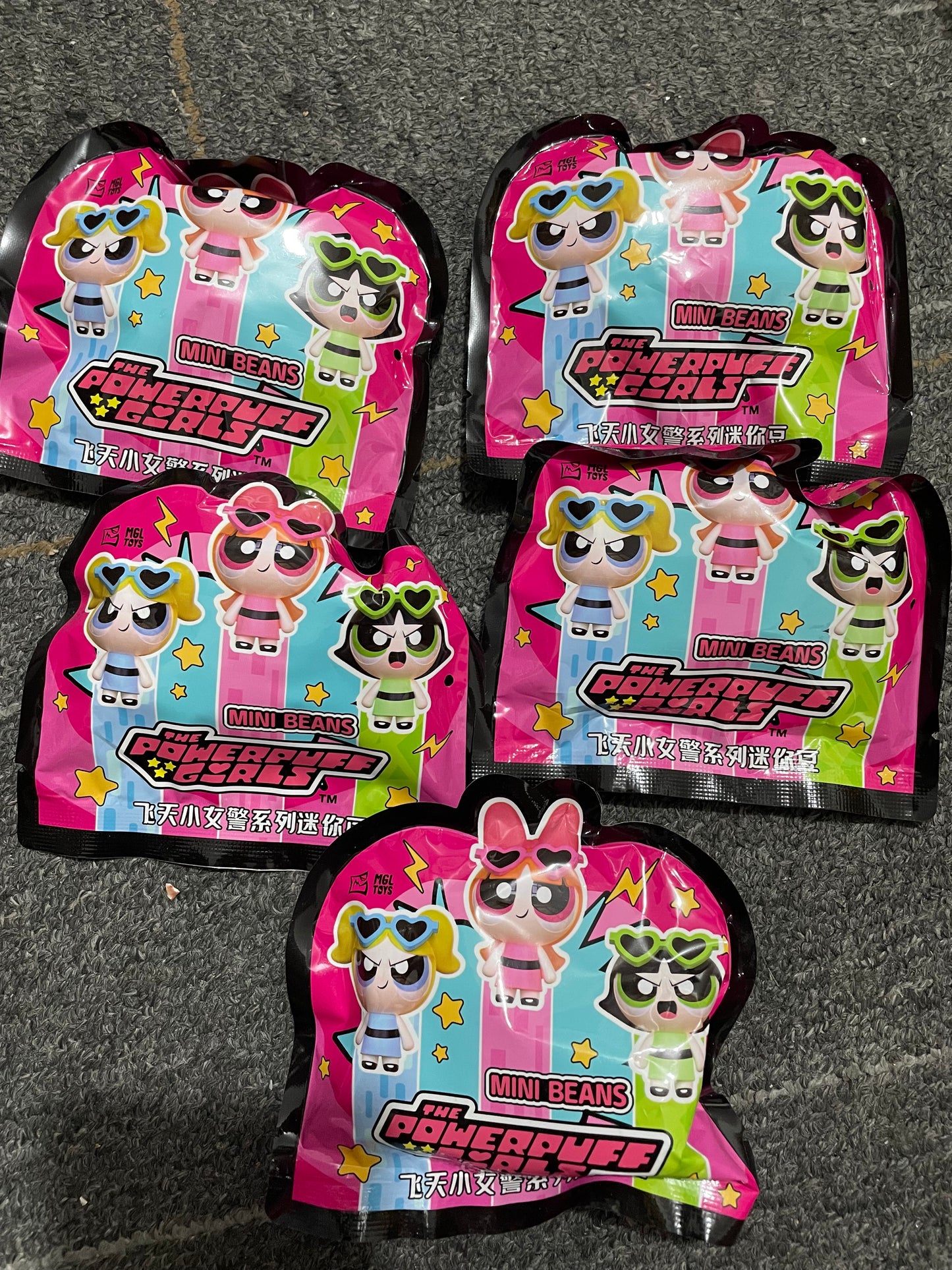 The Powerpuff Girls Mini Blind box Blind bag pen topper Desktop handwork Random Mix