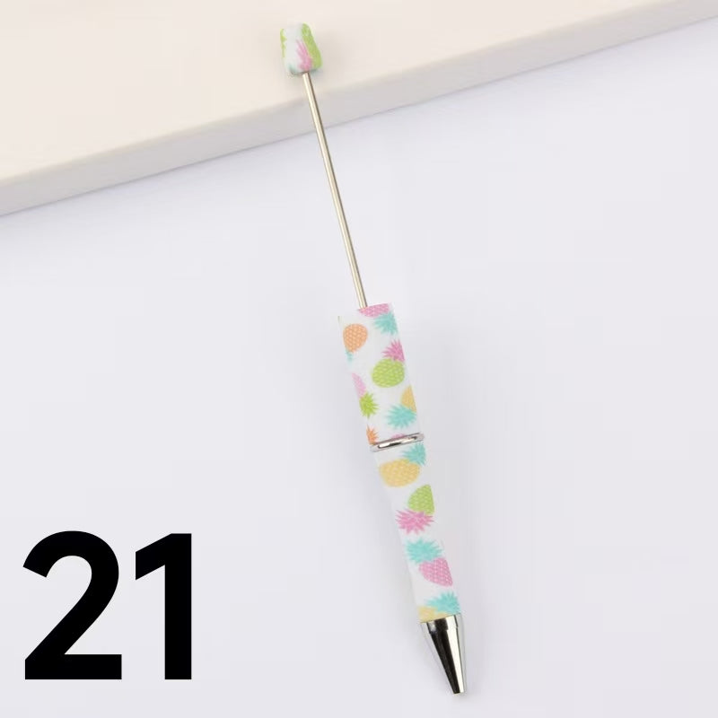 Ballpoint pens with various patterns Beadable pen (1-28)