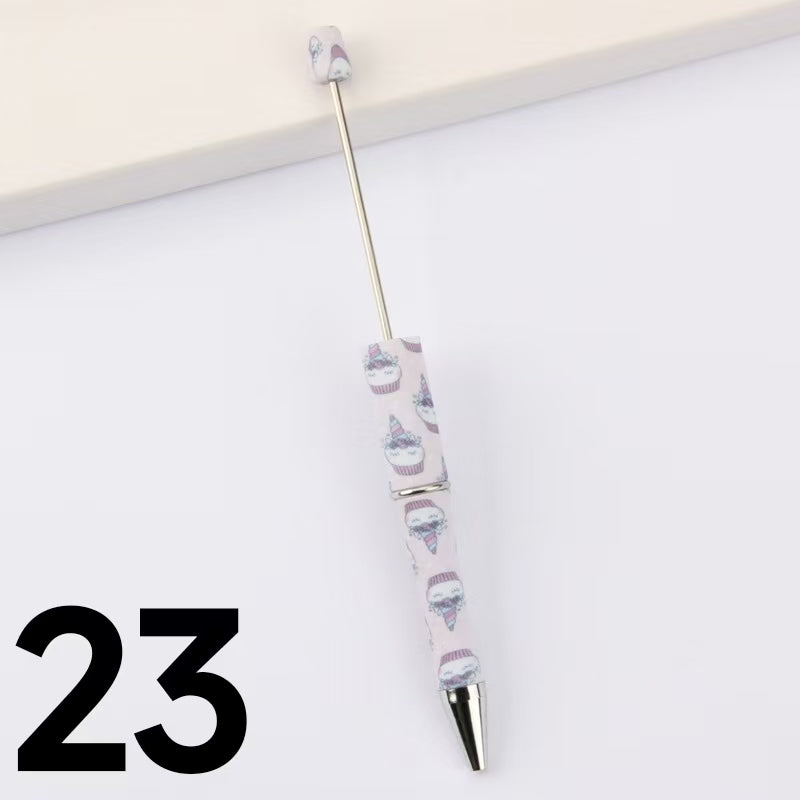 Ballpoint pens with various patterns Beadable pen (1-28)