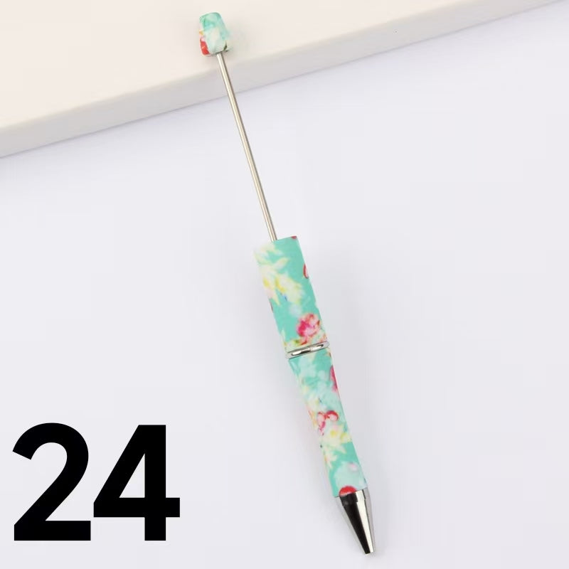 Ballpoint pens with various patterns Beadable pen (1-28)