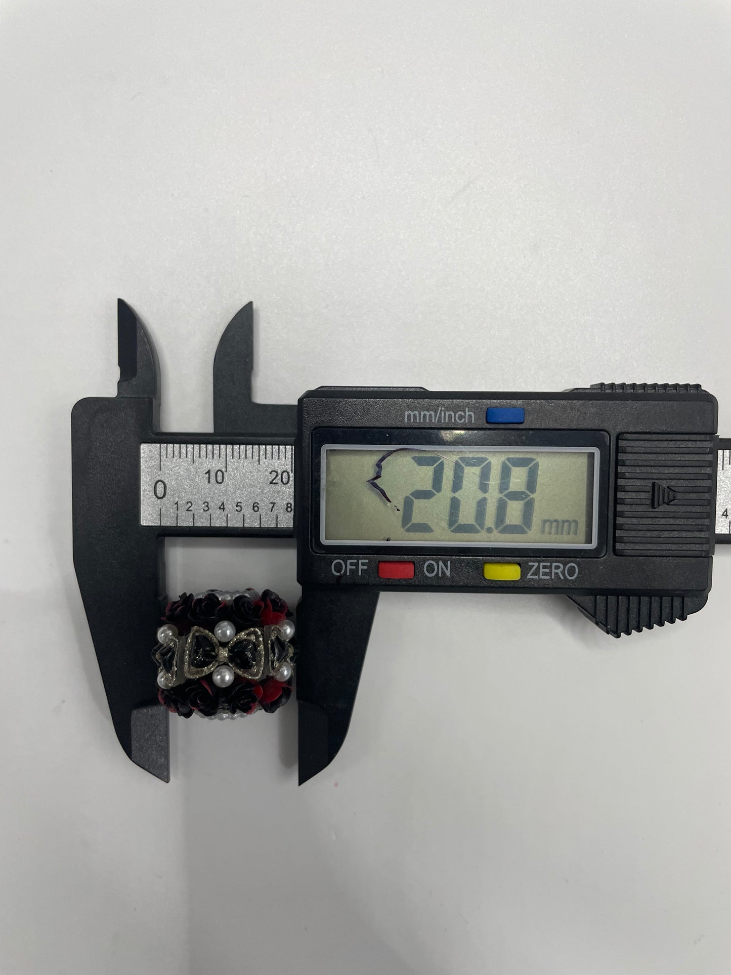 Fancy flower with bow fancy bead