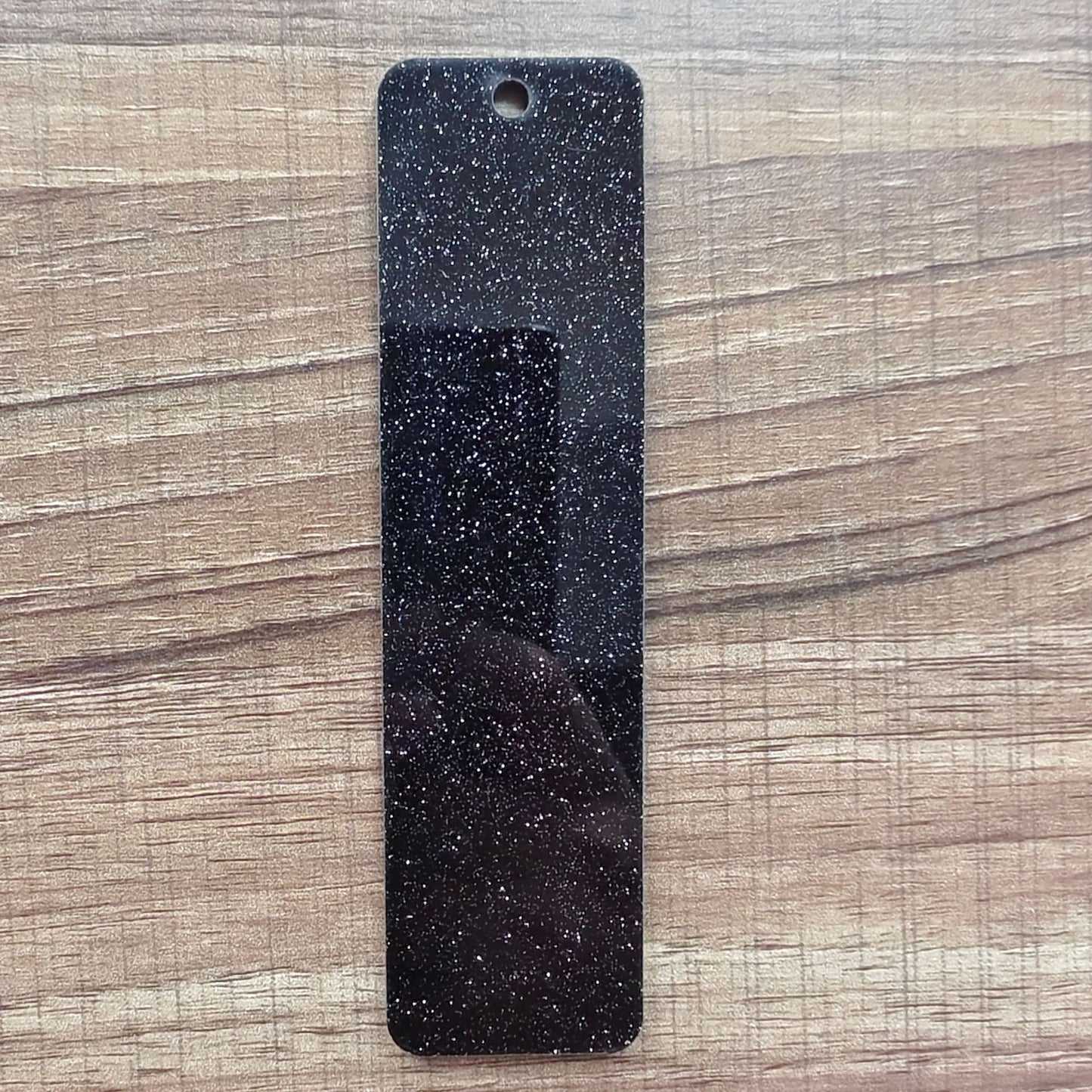 acrylic Loose powder glitter stars bookmark with tassel DIY pendant display identification card card hanging decoration 120mm