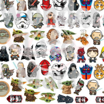 shake tiny acrylic Classic cartoon double through 2cm acrylic sheet DIY cartoon Random Mix