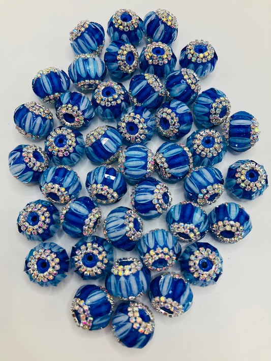 Acrylic beads Pumpkin beads Glued-color pumpkin beads Chain