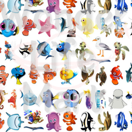shake tiny acrylic Classic cartoon double through 2cm acrylic sheet DIY cartoon Random Mix