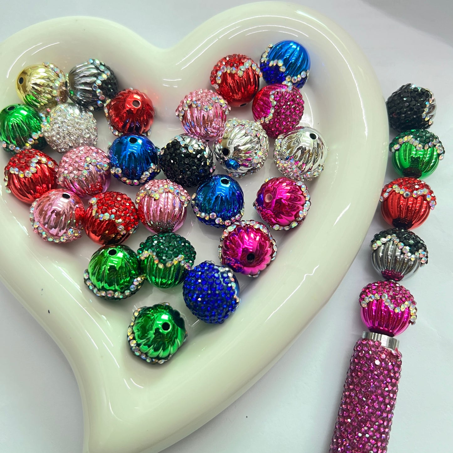 Acorn bead drip bead uv pumpkin drip beads