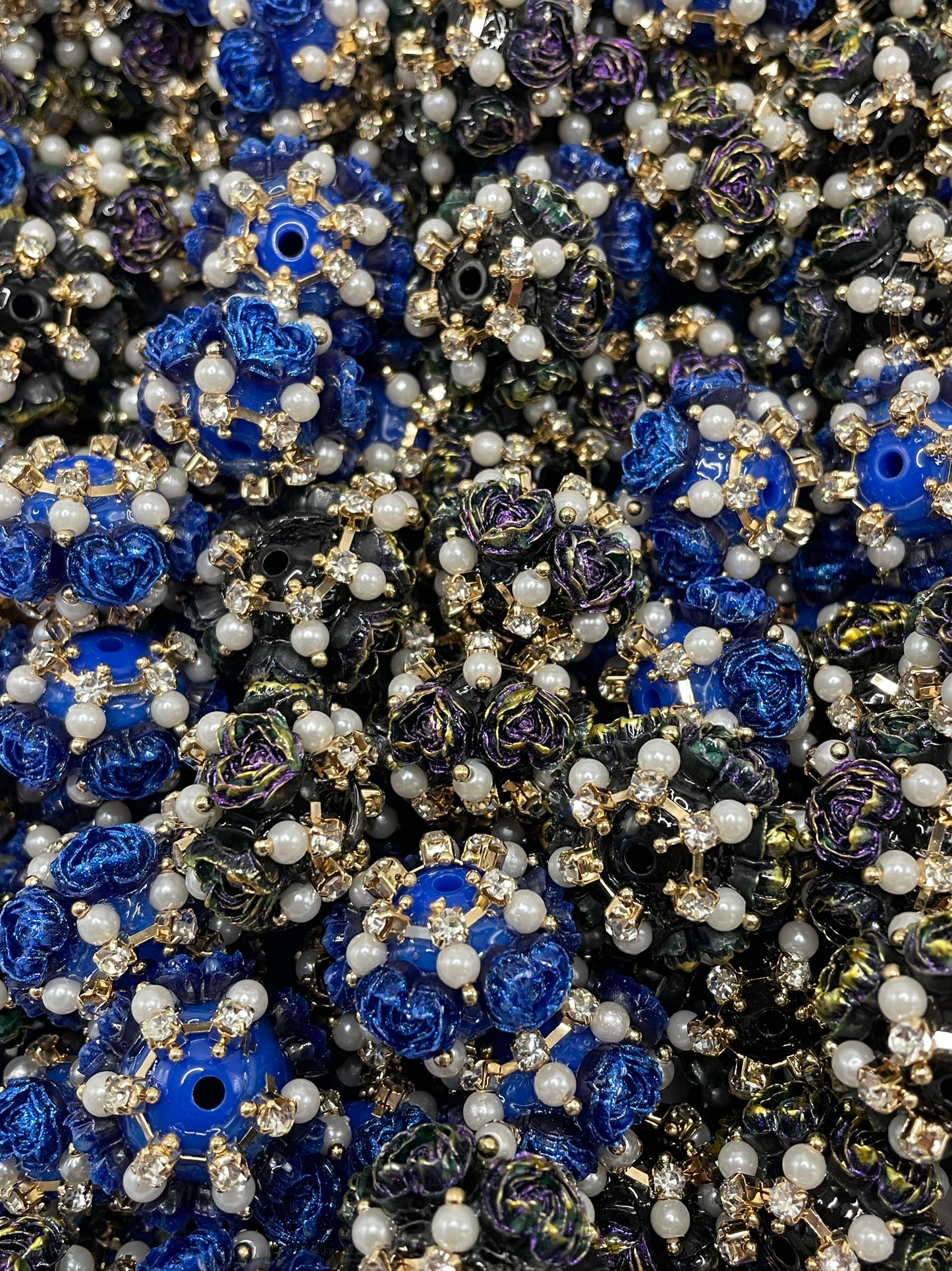 Flower beads Pendant beads Khinpyu Flower Pearl Random Mix