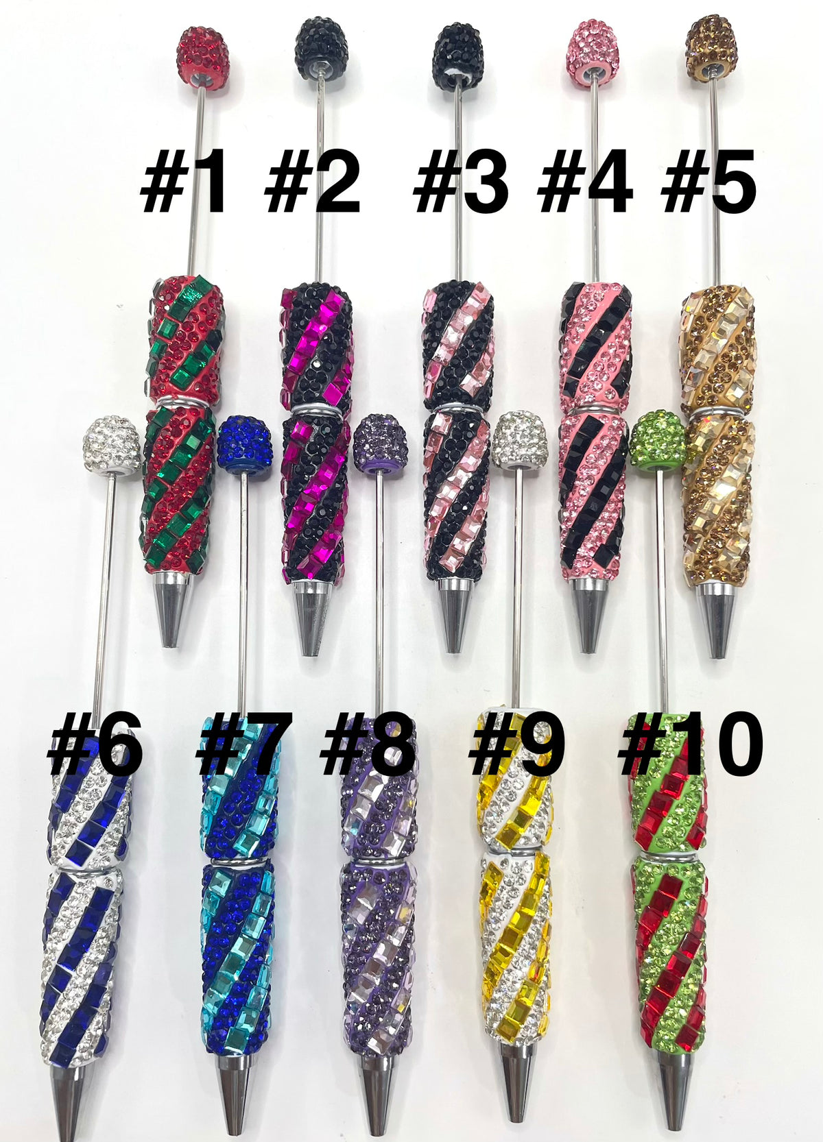 diy pen twist pen rhinestone pen with glass