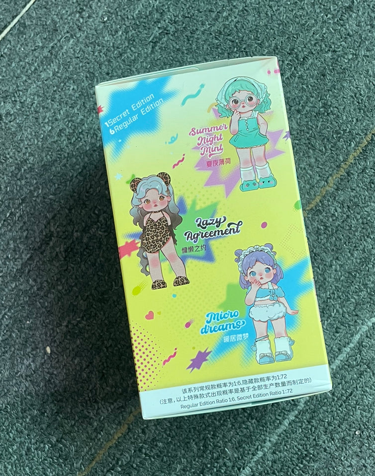 Ramy pajama party pen topper blind bag blind box character figure diy pen diy charms
