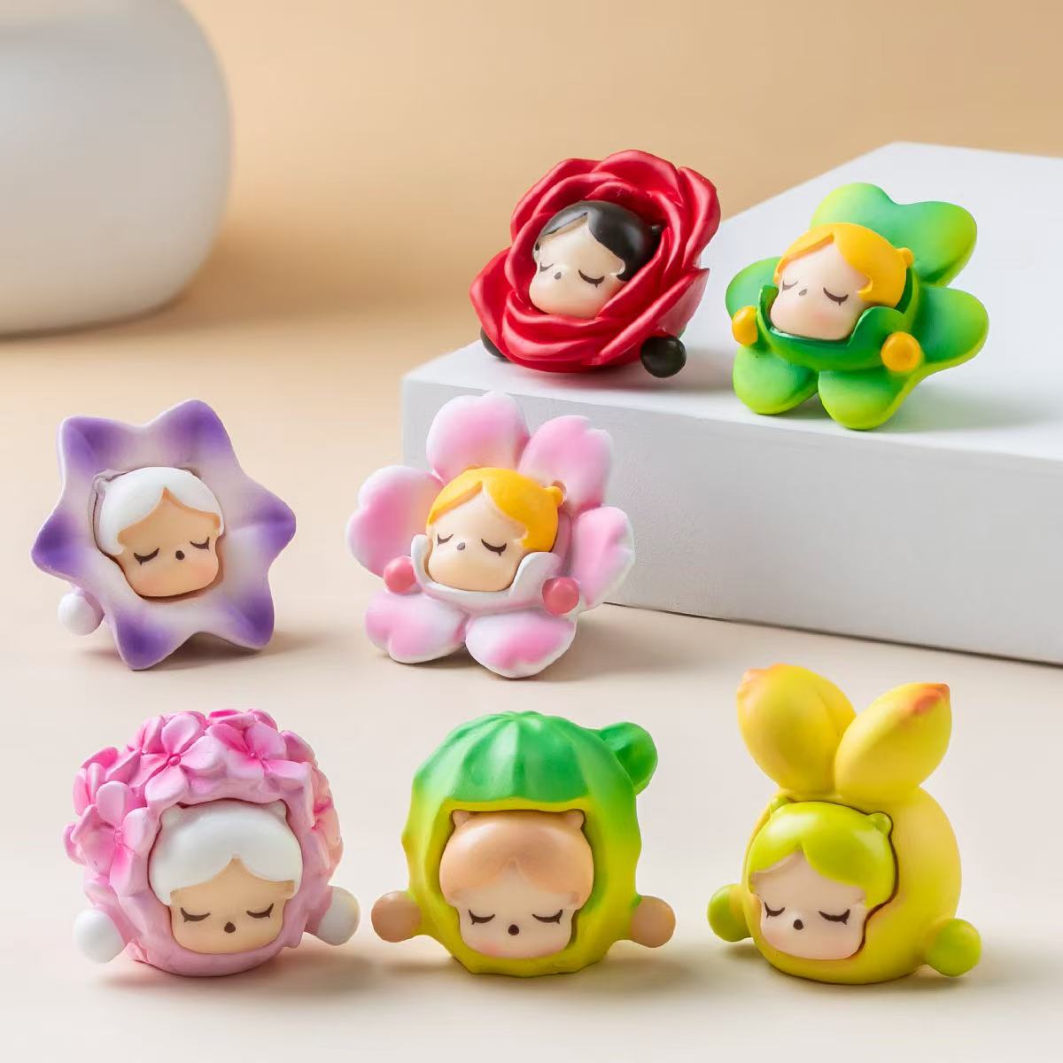 Cute flower angel bubble fairy sp topper figure charter