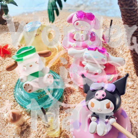 Sanri Series swim ring Cute cartoon character blind box blind bag Random Mix
