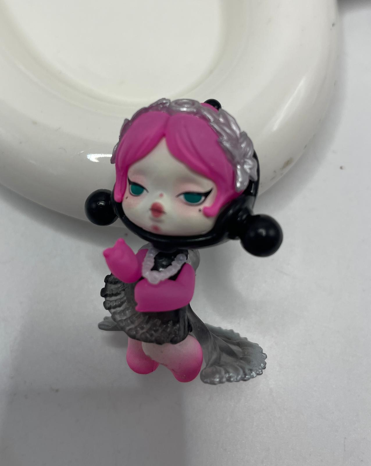 new arrival sp skull panda doll pen topper charcter figure