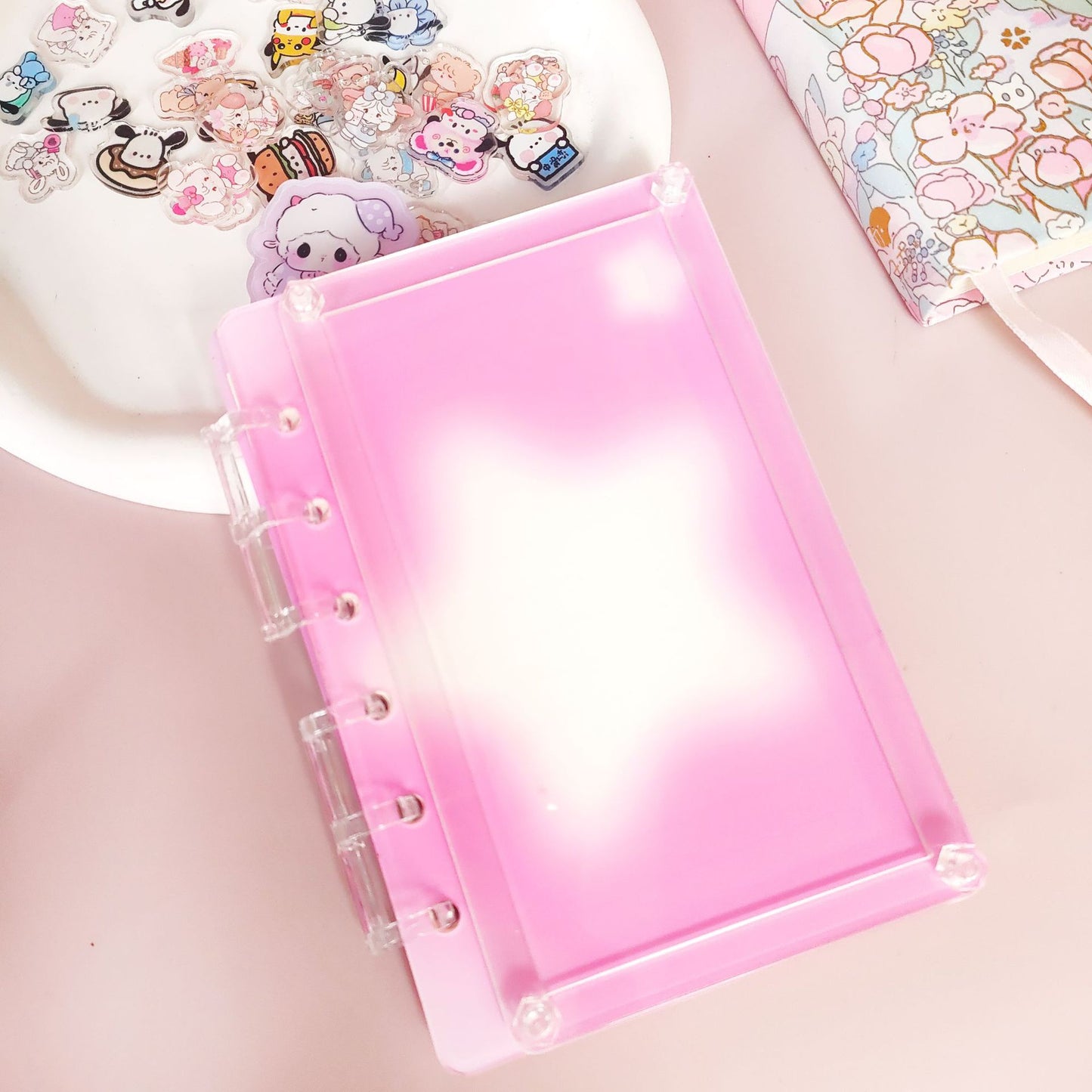 Sanri Series notebook diy ledger A5 A7 Shake Notebook cartoon animation notebook