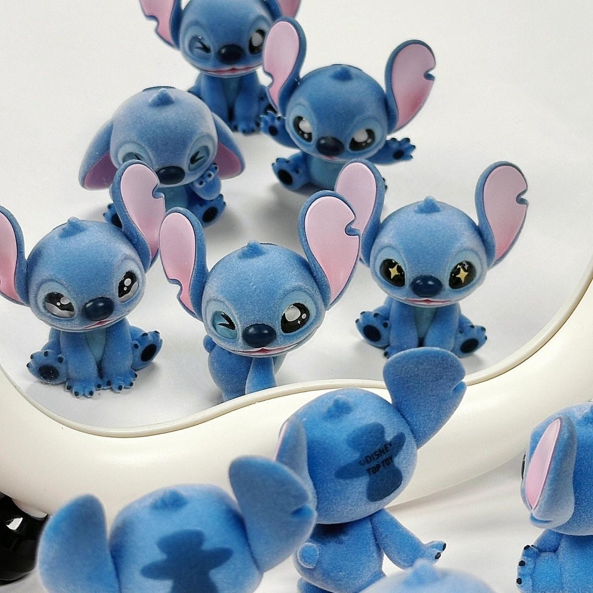 mini fuzzy flocked stit blind bag topper pen topper character