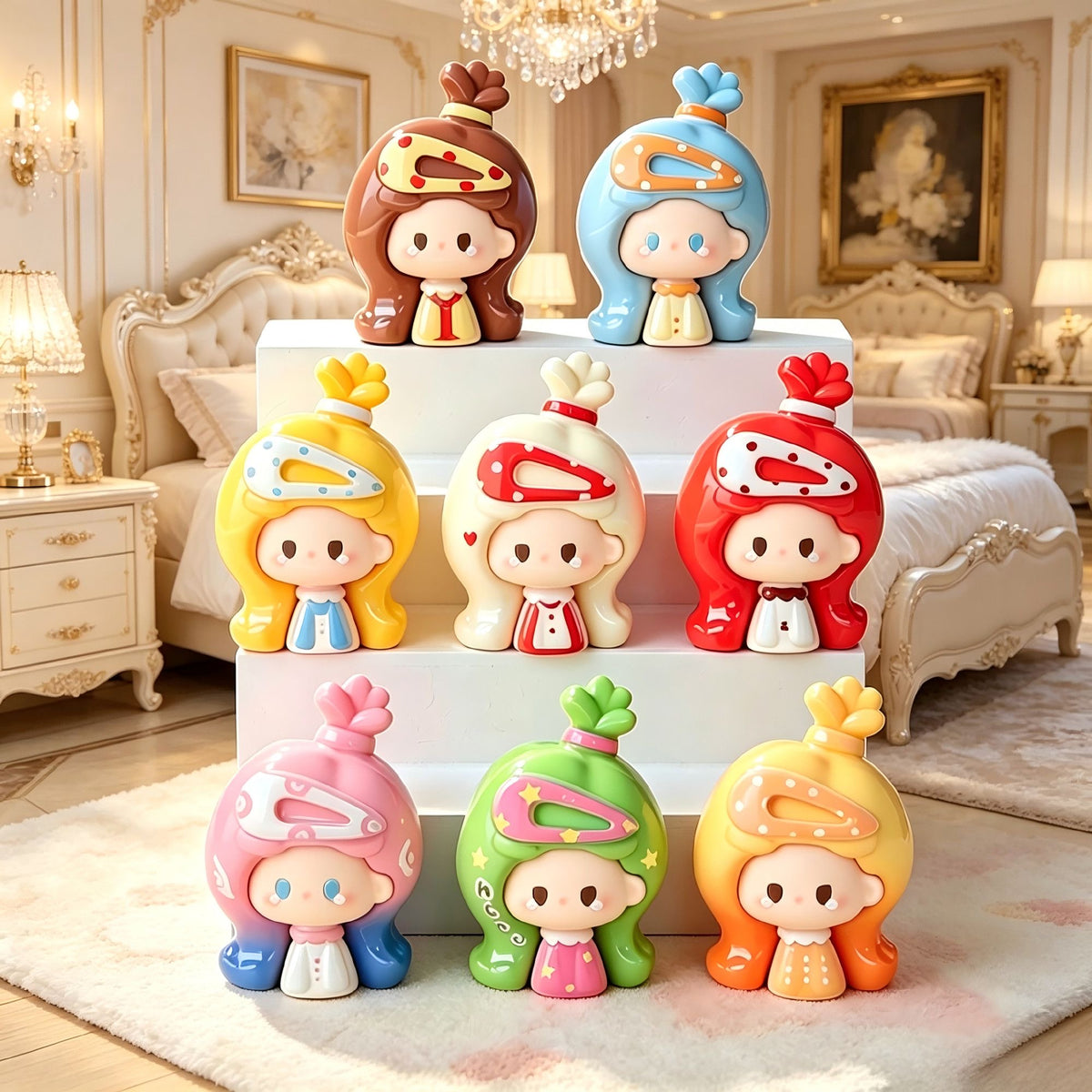Not authentic ones -Cartoon nunu diy resin trendy figure character doll pen topper ,car desktop ornaments, keychains, mobile phone chains and accessories