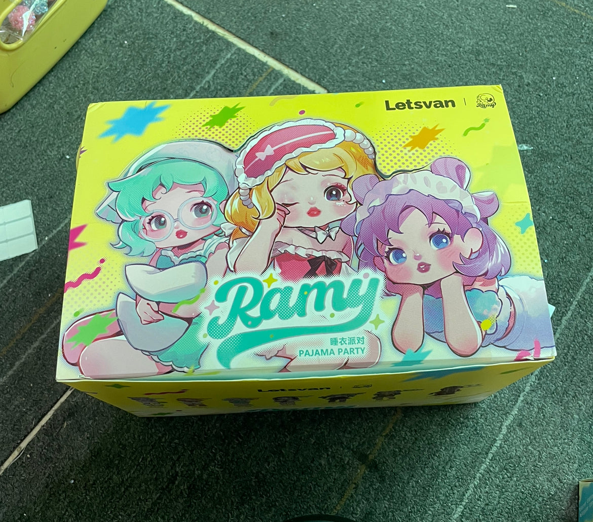 Ramy pajama party pen topper blind bag blind box character figure diy pen diy charms