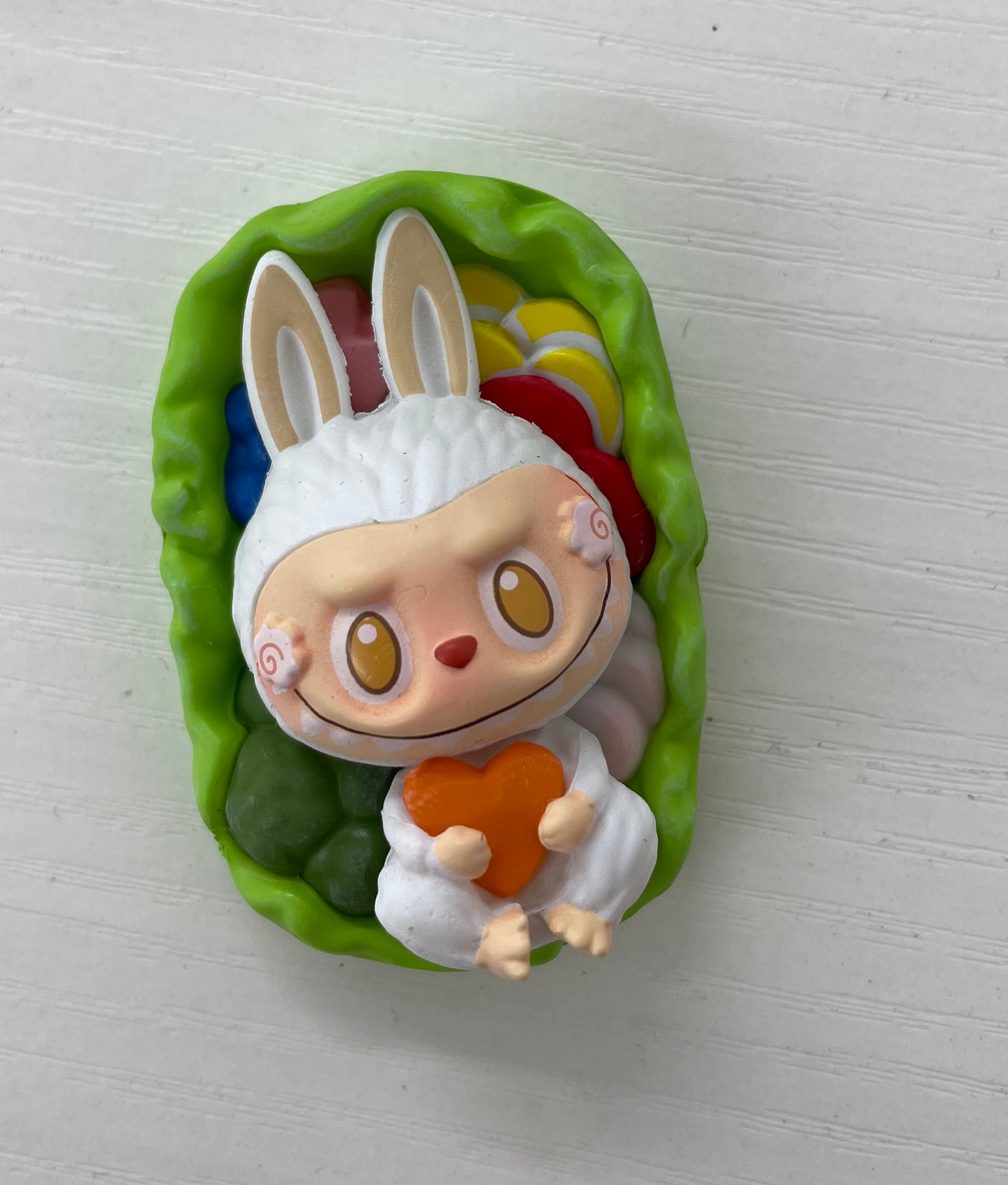 Pen topper diy pen diy craft labu Lafufu corn chips noodle figure character doll