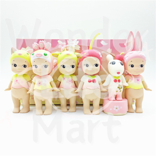 blind box mini figure topper Cartoon figure sonny angel multi-style holeless Cute BABY pen topper Tabletop decoration Cap of a pen Random Mix