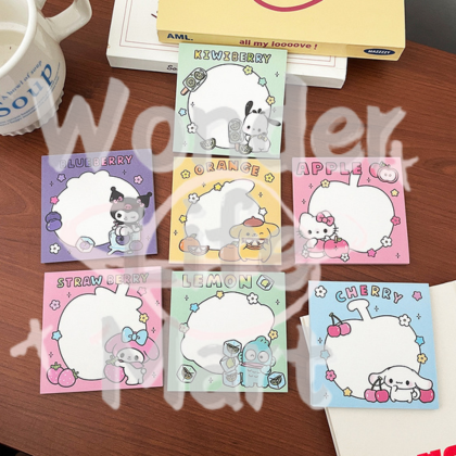 Sanri Flower Series sticky note Cute cartoon sticky note Random Mix