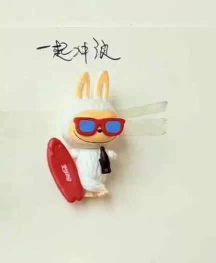 figure character topper pen topper labubu cartoon doll ornament Pen Topper Coca element