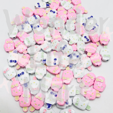 Metal bead multicolored Spacer bead multi-style random mix