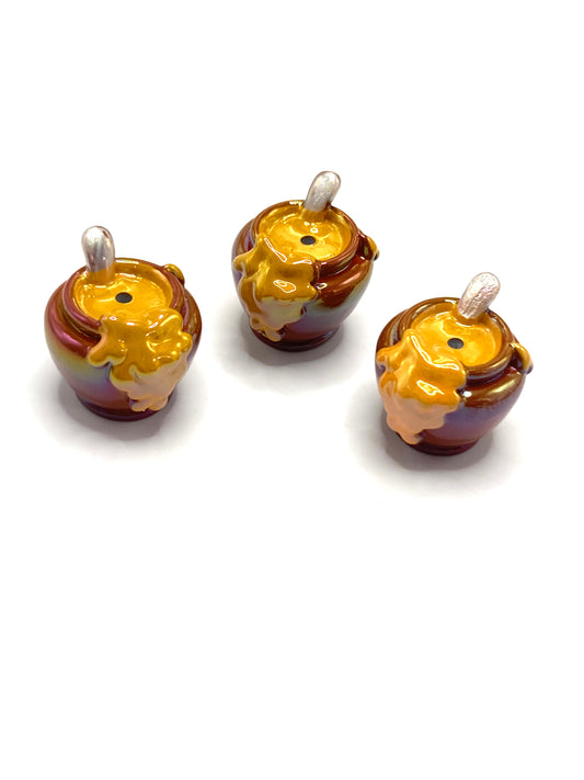 Acrylic beads Bee Beads Honey jar Honey Separable and combinable beads 16mm-23mm Random Mix