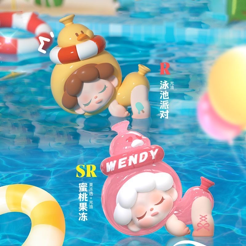 Wendy dodo sugar blind box come back balloon pen topper figure diy pen whole set