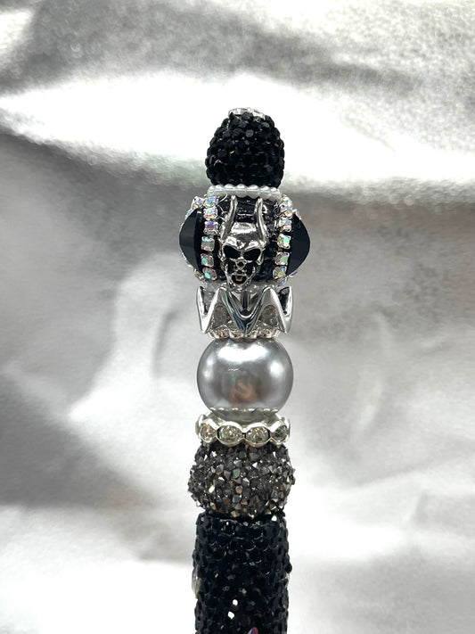 Fancy Beads Metal Vampire Halloween Series Pearl ring spacer Acrylic beads 18mm
