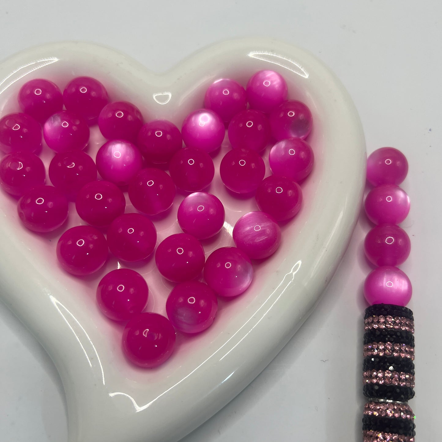 16mm cat eye beads cat eye acrylic beads shiny cat eye random mixed